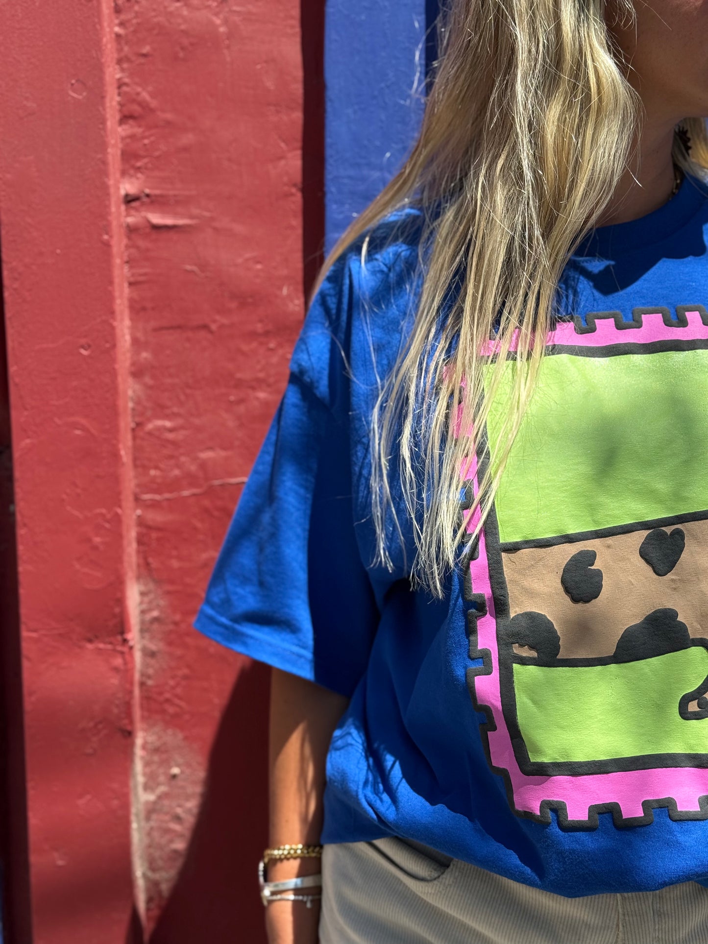Drawn by Me Tee - Blue