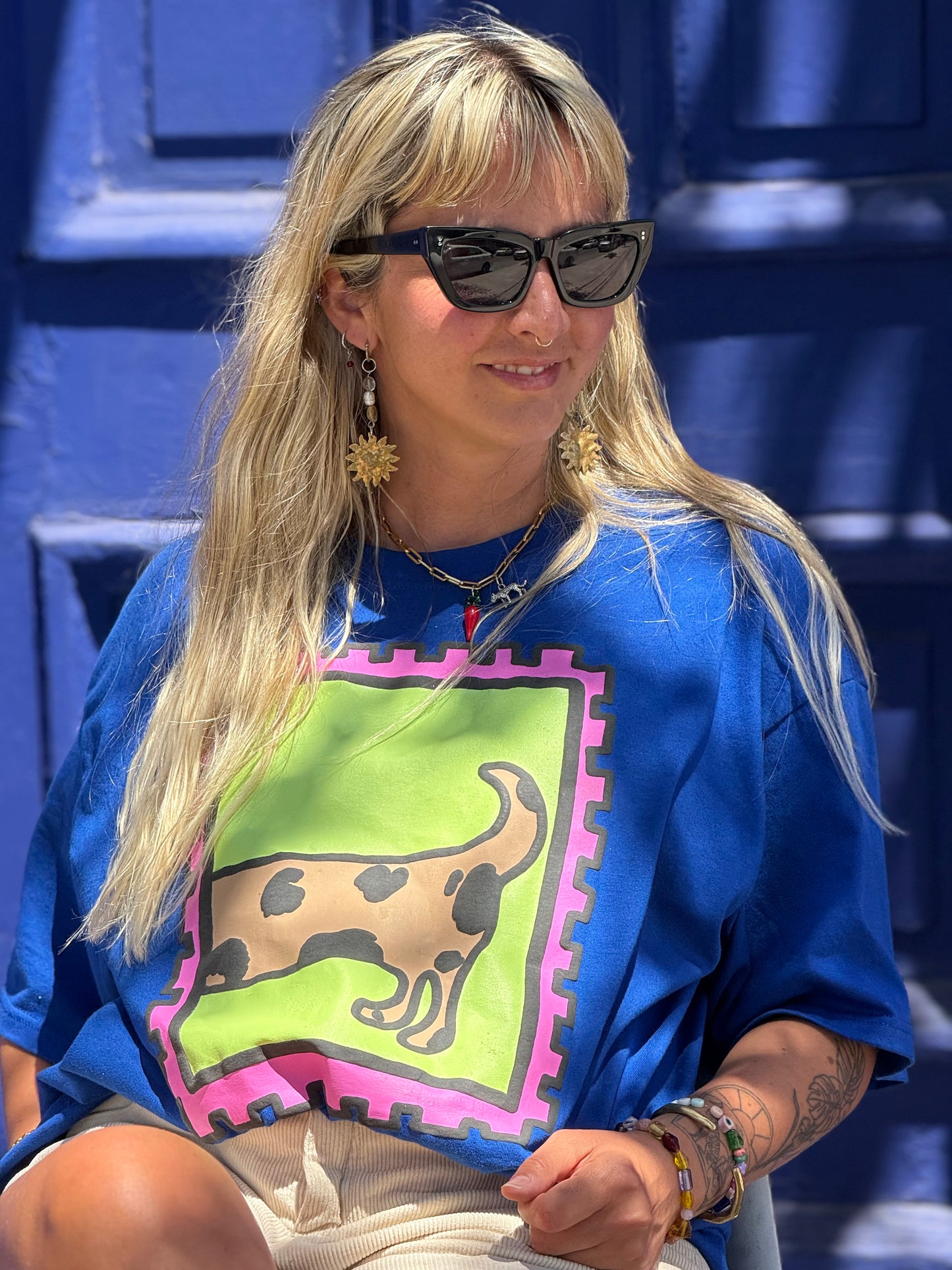 Drawn by Me Tee - Blue