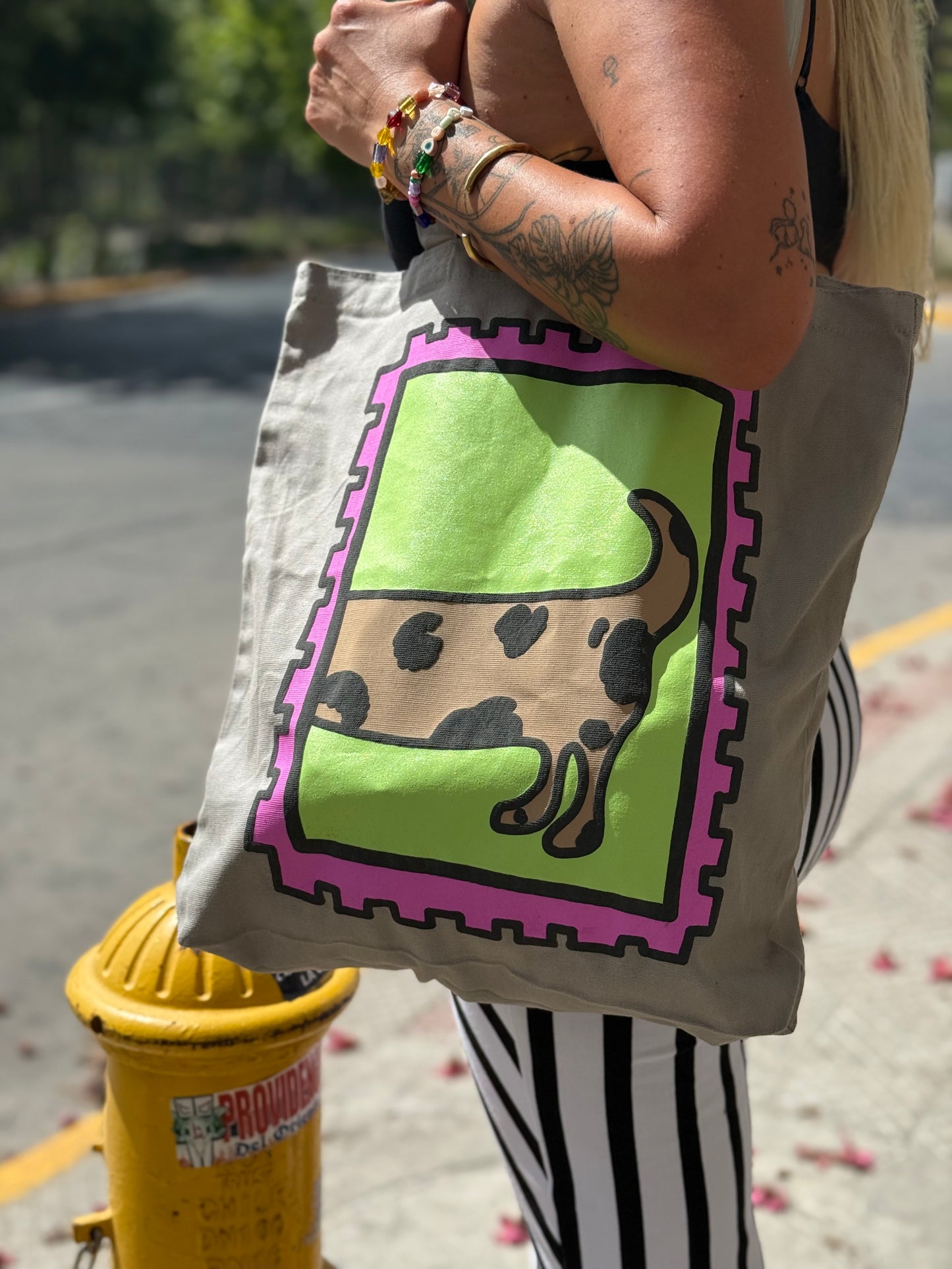 Drawn by Me Tote Bag - Grey
