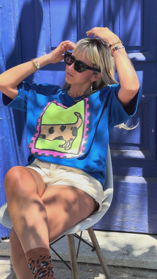 Drawn by Me Tee - Blue